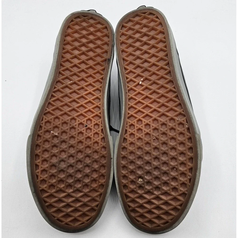 Vans Mens Low Top Skate Shoes Sneakers Size 7 Gray Skateboarding Lace‎ Up